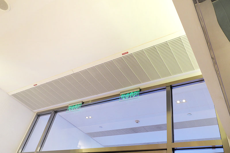 商場(chǎng)用電熱風(fēng)幕 老佛爺百貨 康平空調(diào)