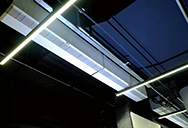 崇禮太子城冰雪小鎮(zhèn)選用康平電熱風(fēng)幕、空氣幕